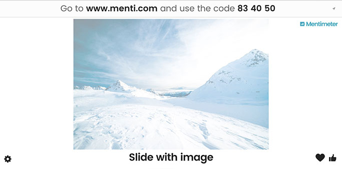 Slide with image